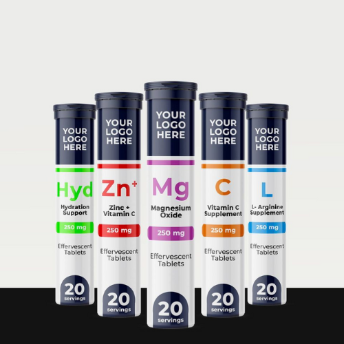 Private label Effervescent manufacturing - nutraceutical contract manufacturer