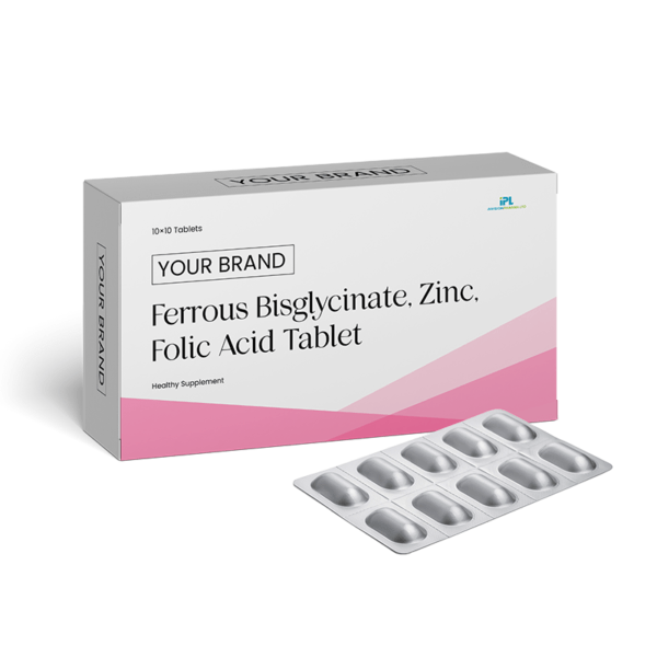 Ferrous Bisglycinate, Zinc, Folic Acid Tablet